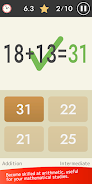 Mental arithmetic (Math) Screenshot 1