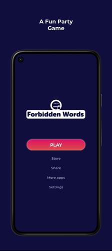 Forbidden Words - Party game Capture d'écran 0