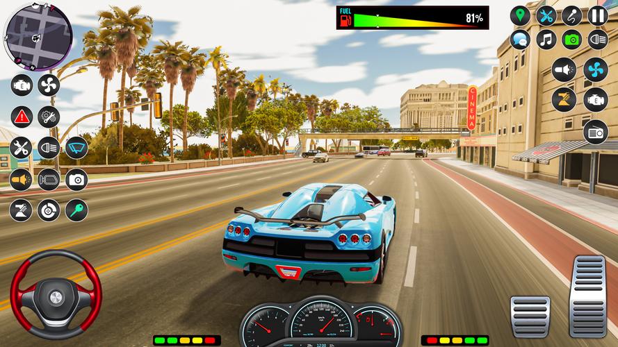 Real Car 3D Driving: Race City Captura de pantalla 0