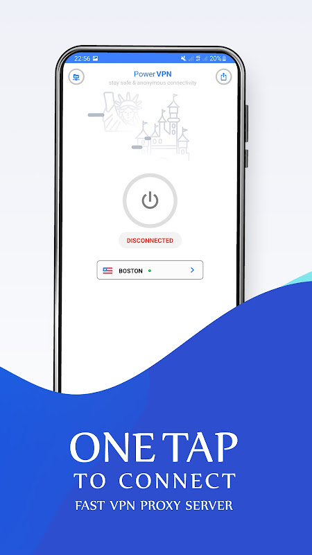 VPN Fast - Secure VPN USA VPN Ảnh chụp màn hình 1