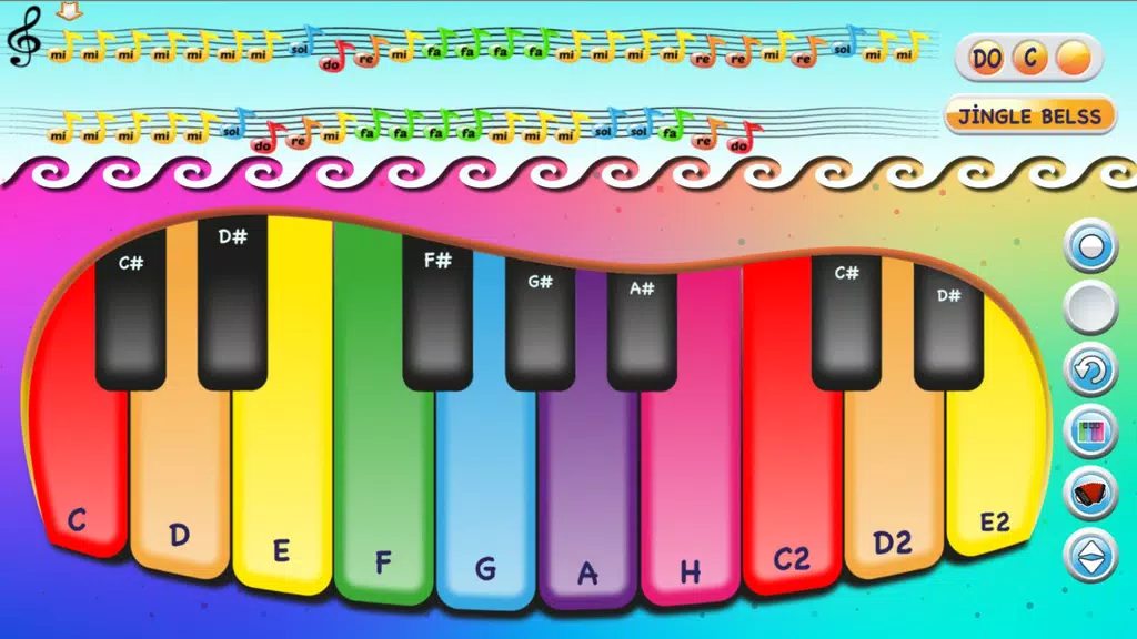 Colorful Piano Captura de pantalla 2