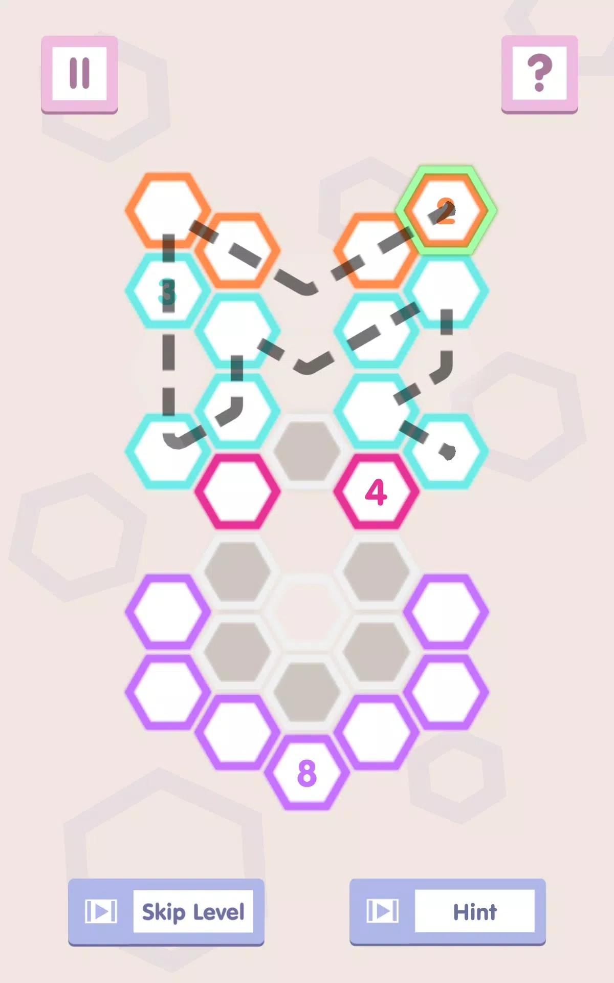 Number Path: Hexa Links Screenshot 1