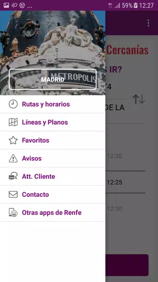 Renfe Cercanias Tangkapan skrin 1