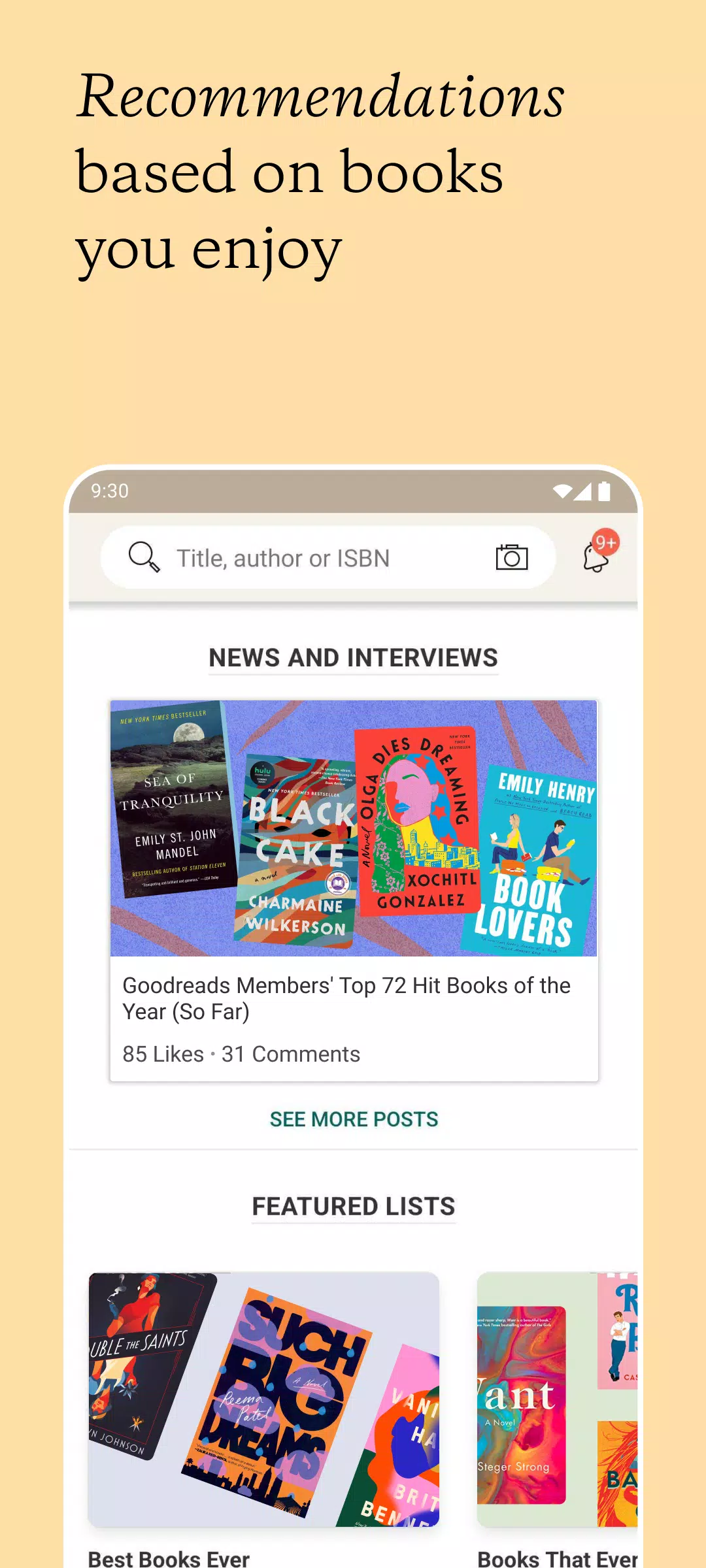 Goodreads Zrzut ekranu 1