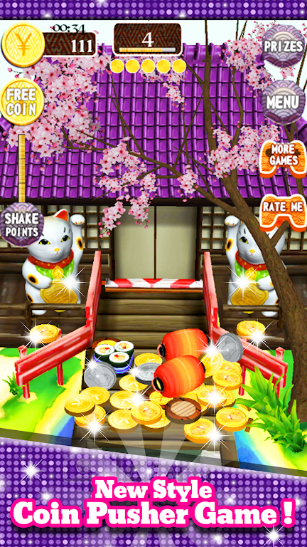 Coin Japan Pusher Fever Mania Screenshot 0