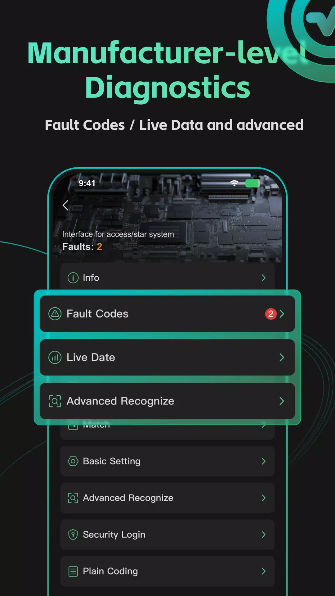 MotorSureVAGCar Diagnostics Ekran Görüntüsü 1