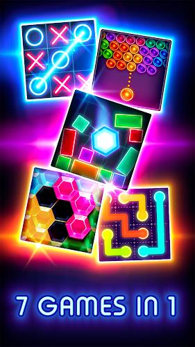 Schermata Tic Tac Toe Glow: 2 Players 2