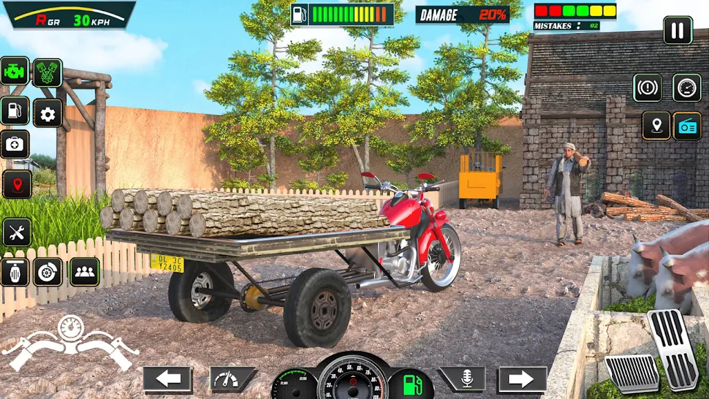 Tuk Tuk Rickshaw: Auto Game Zrzut ekranu 1