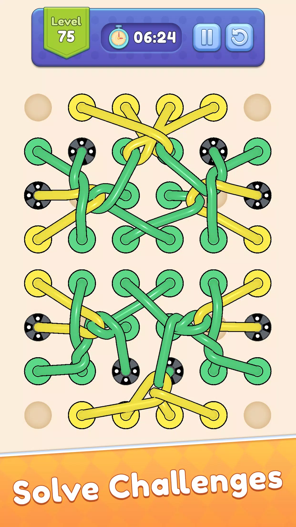 Tangle Out: Rope Puzzle Tangkapan skrin 1