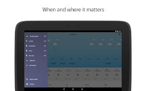 Yandex Weather ภาพหน้าจอ 1