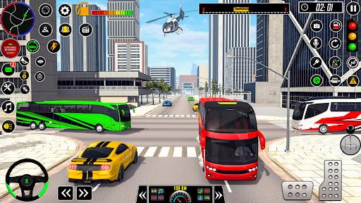 Grand City Racing Bus Sim 3D Captura de tela 1