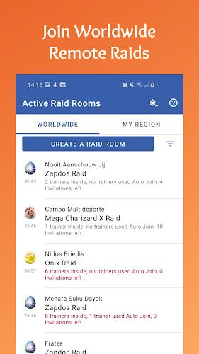 PokeRaid - Worldwide Remote Ra Schermafbeelding 0