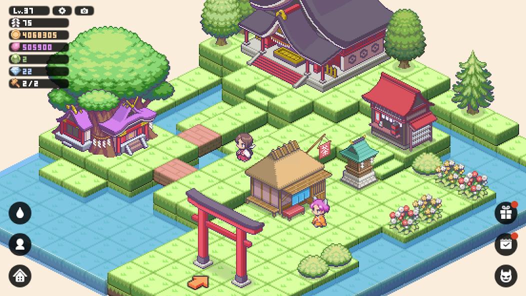 Pixel Shrine JINJA Mod Ảnh chụp màn hình 0