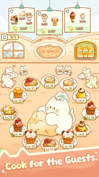 Idle Cat Hotel - Tycoon Games ဖန်သားပြင်ဓာတ်ပုံ 3