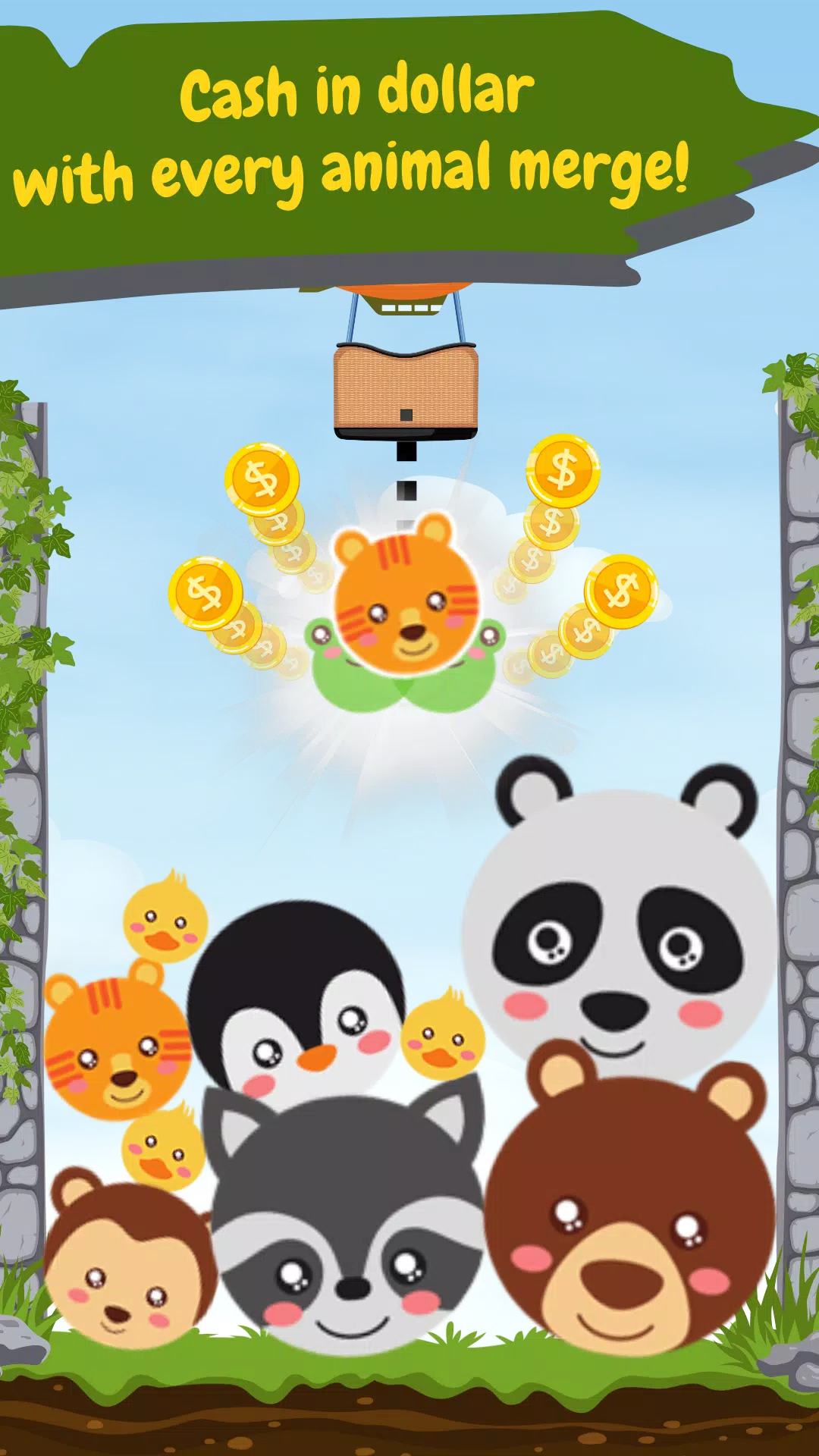 animal drop merge Captura de pantalla 1