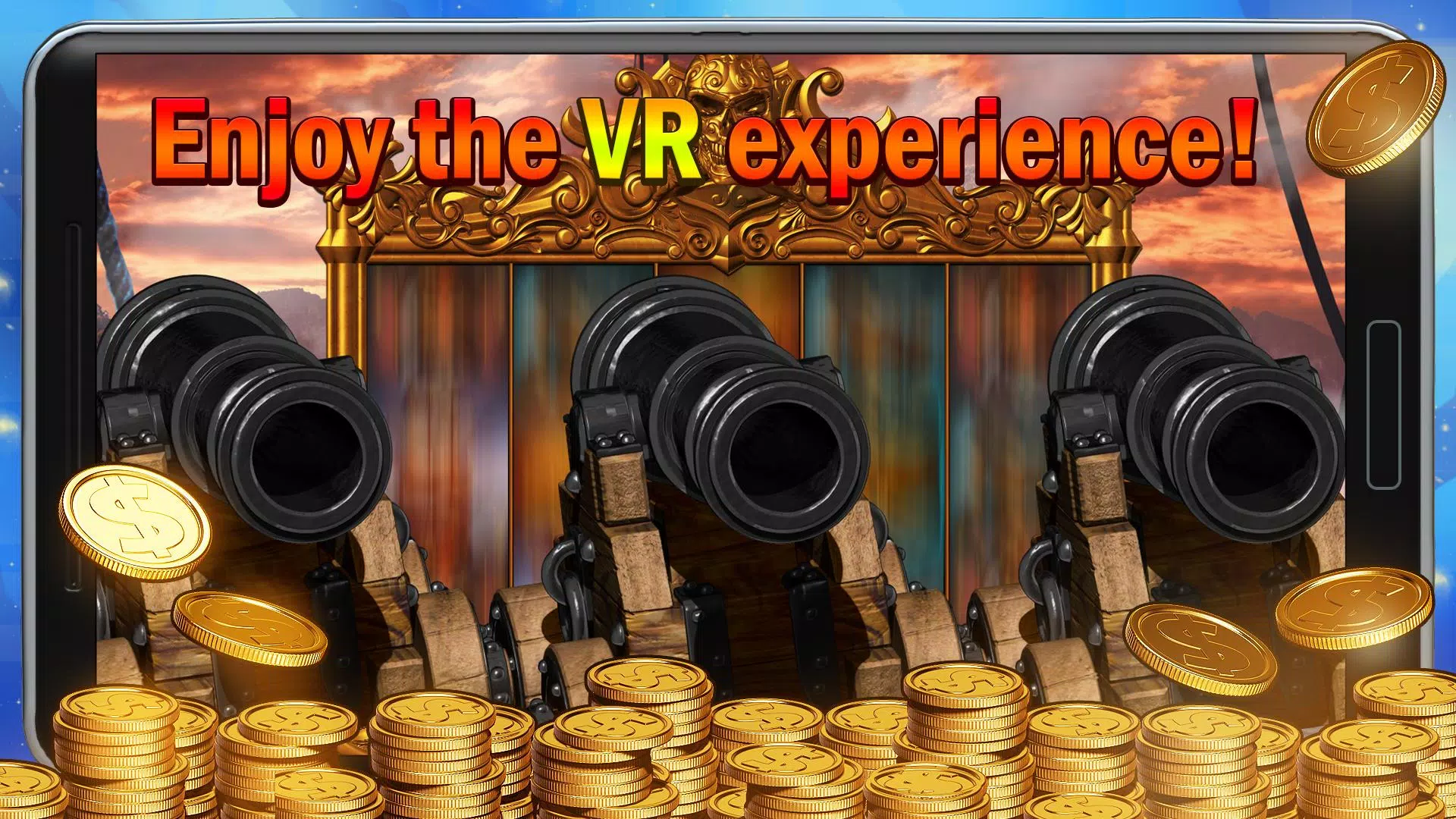 Pirate Slots: VR Slot Machine Tangkapan skrin 1