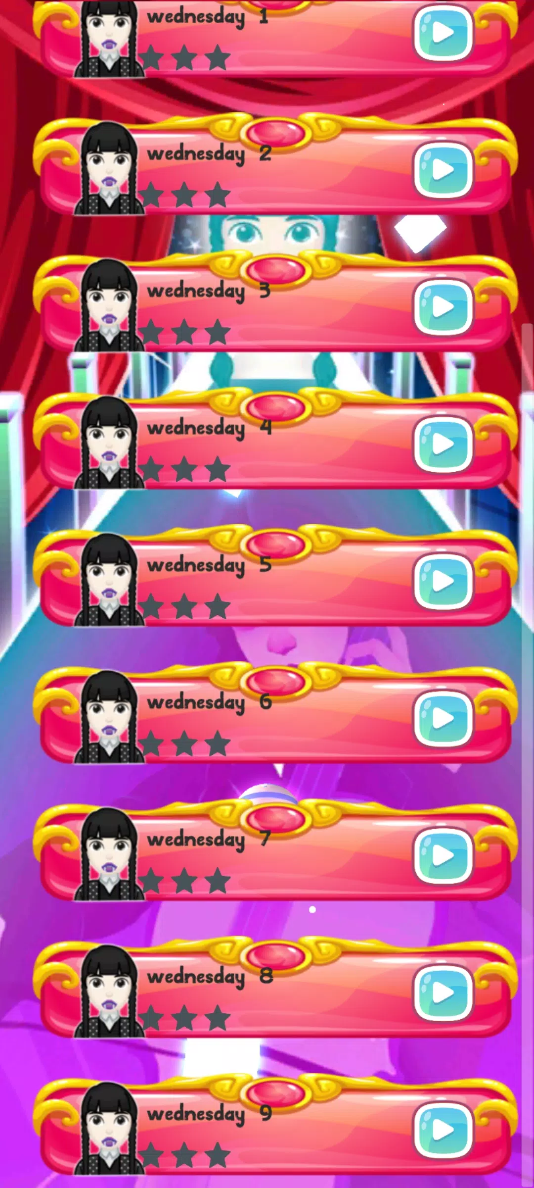 Wednesday Addams tiles piano Скриншот 1