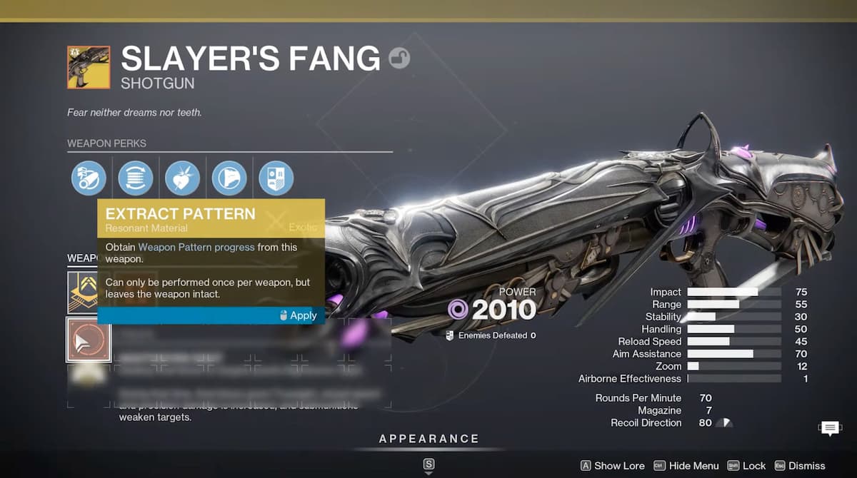 Paano Kunin ang Fang Shotgun ng Slayer sa Destiny 2