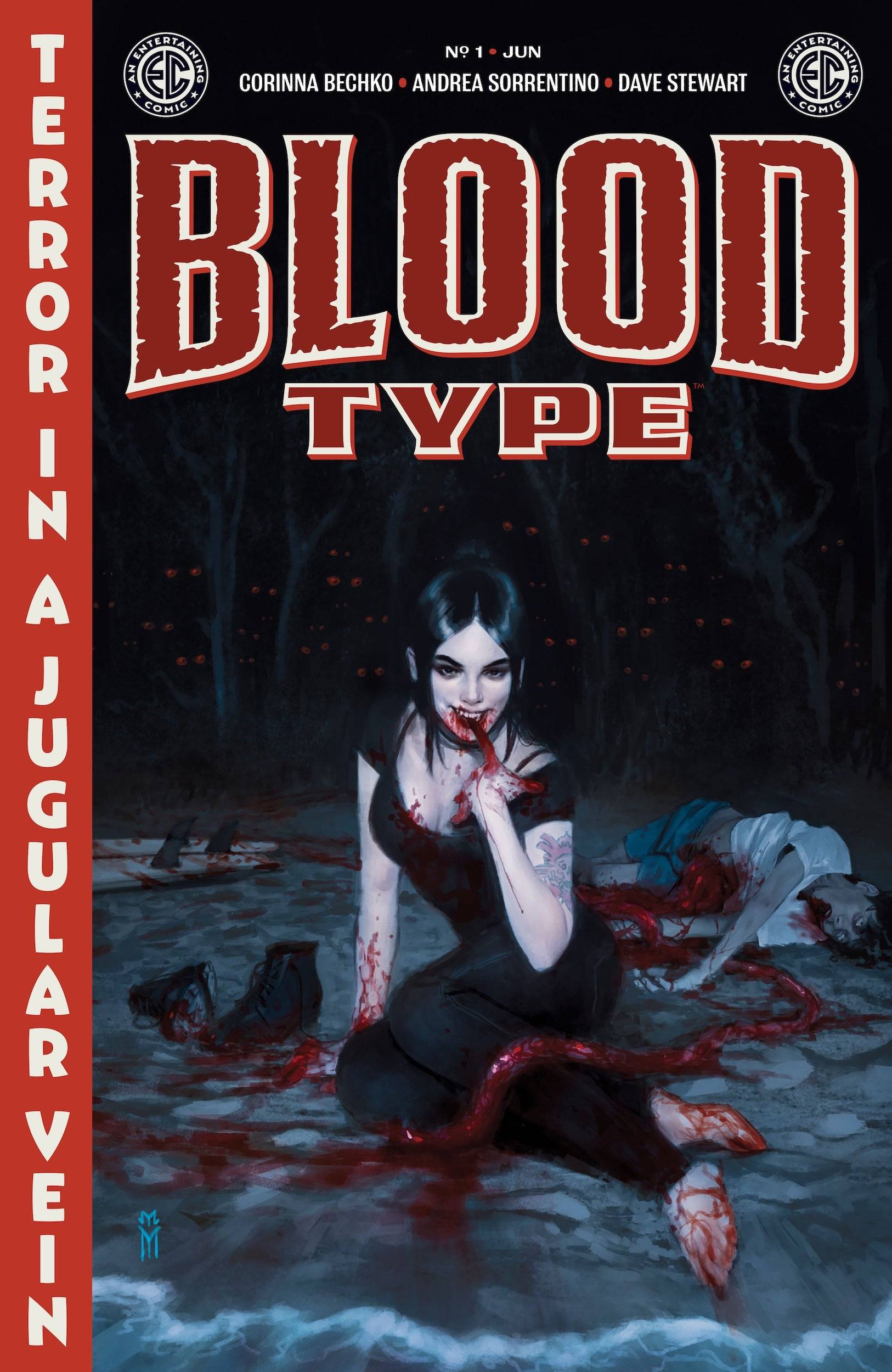 EC Comics dévoile une nouvelle série de vampires: groupe sanguin
