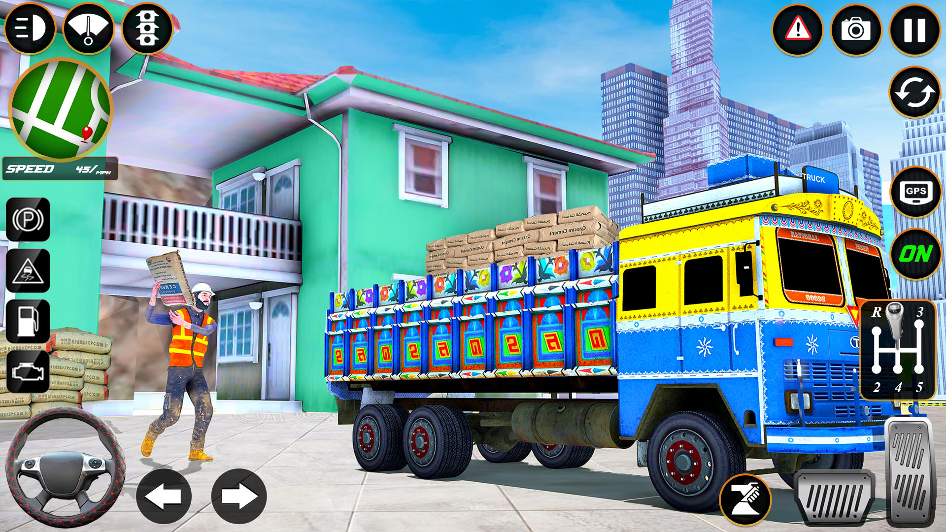 Crazy Truck Driving:Truck Game ဖန်သားပြင်ဓာတ်ပုံ 2