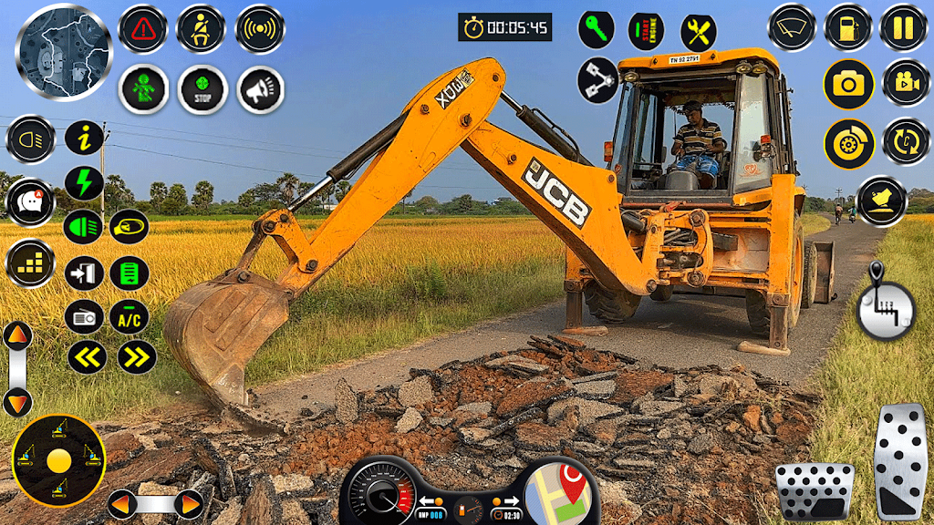 Real City JCB Construction 3D Zrzut ekranu 2