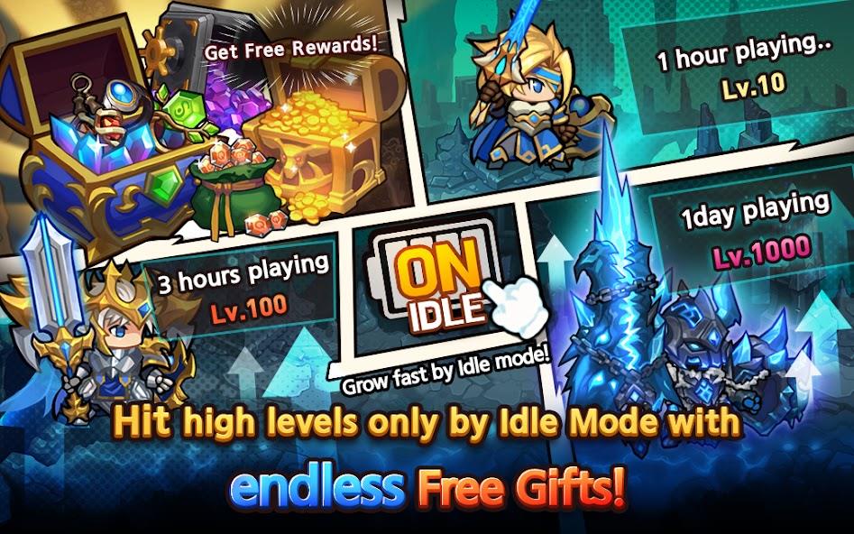 Raid the Dungeon : Idle RPG Mod Ảnh chụp màn hình 3