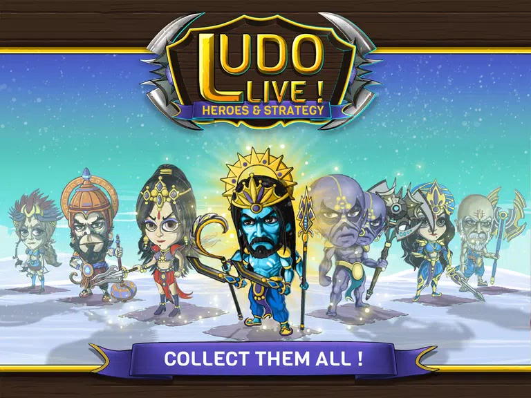 Ludo Live! Heroes & Strategy Captura de tela 0