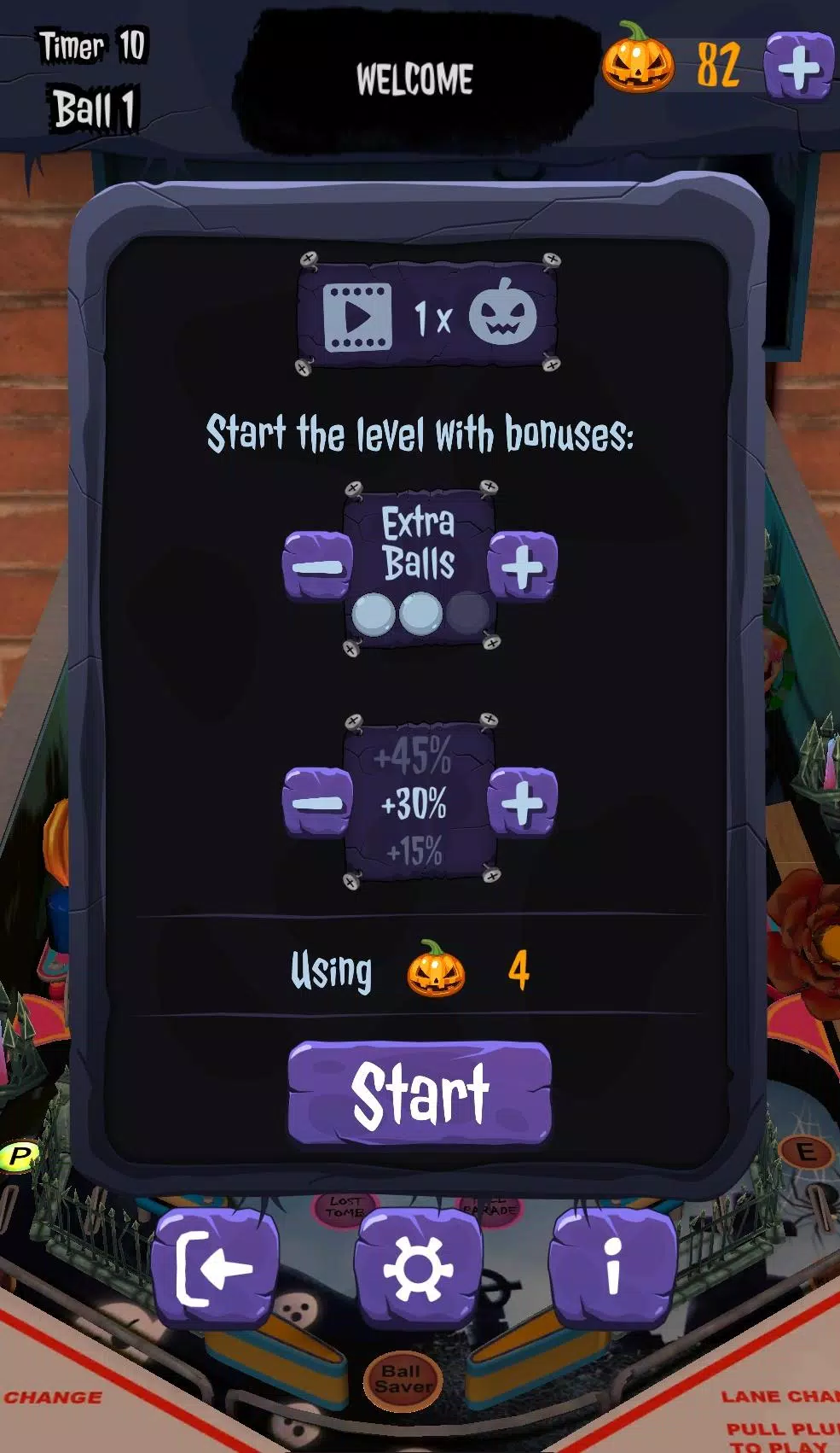 Schermata Halloween Pinball 3