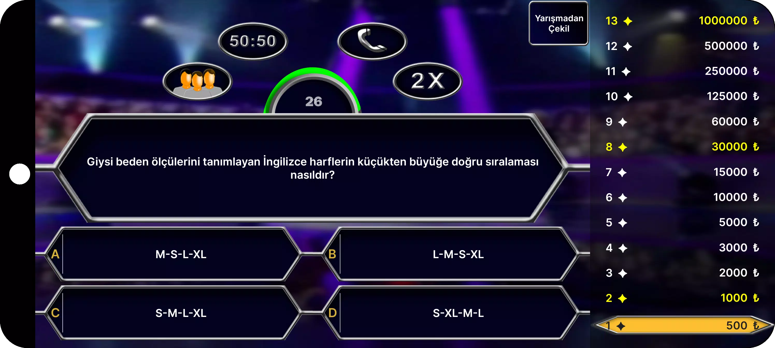 Milyoner Bilgi Yarışması Скриншот 1