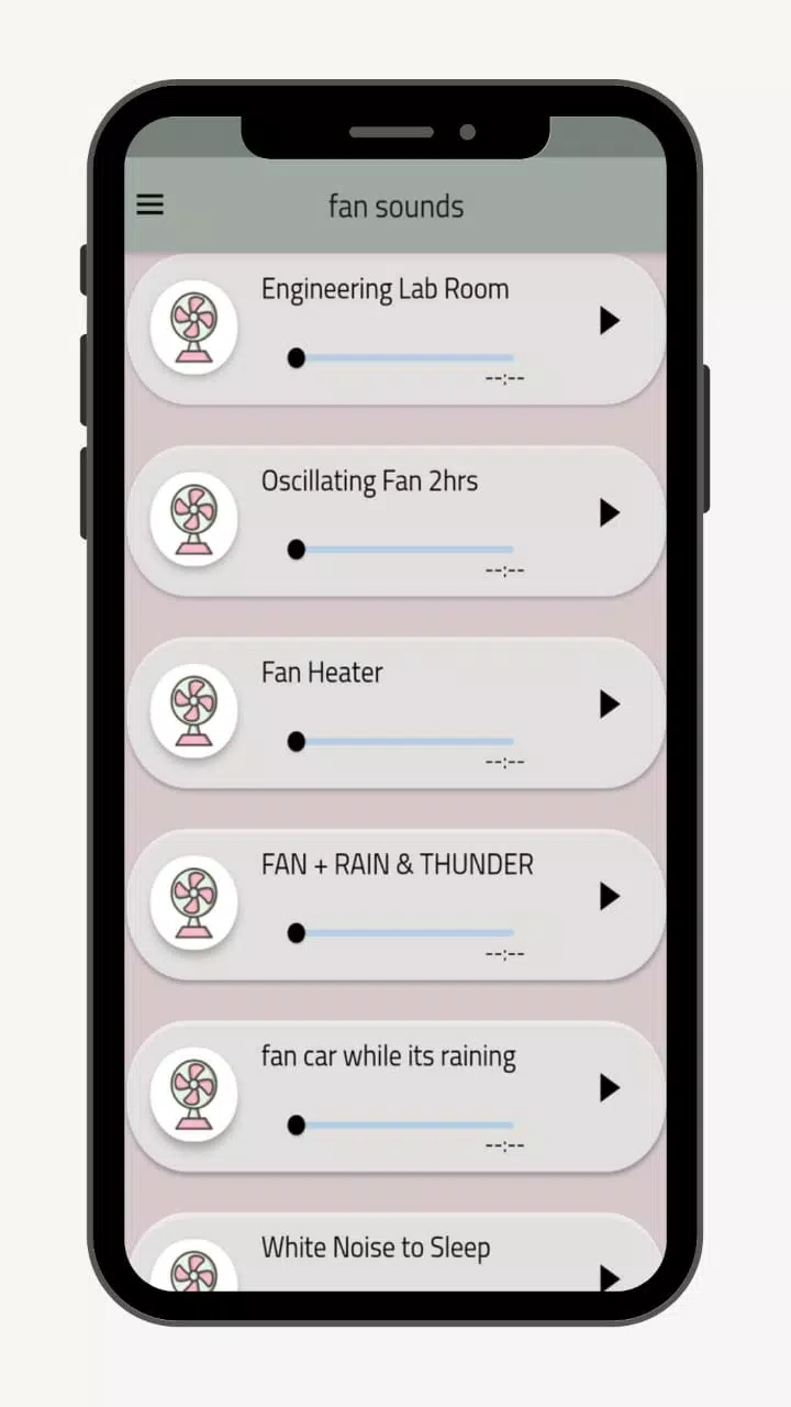 Fan sounds - relaxing sounds应用截图第3张