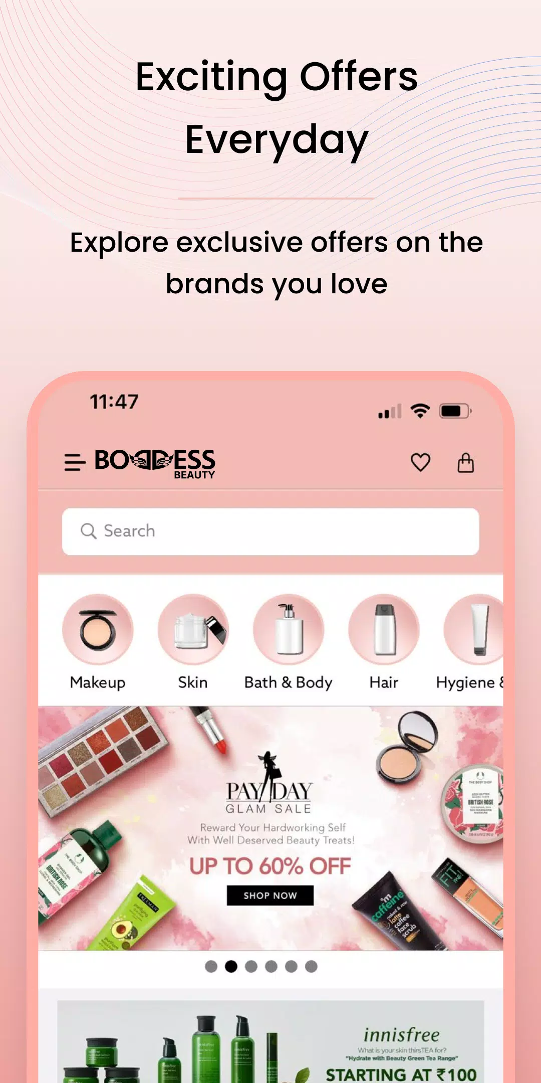 Boddess: Beauty Shopping App スクリーンショット 1