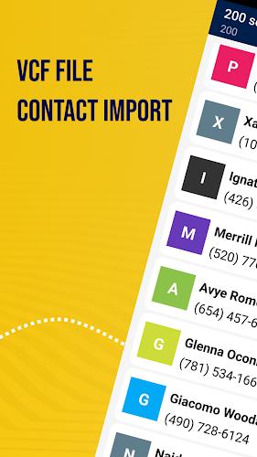 Vcf File Contact Import Ảnh chụp màn hình 0