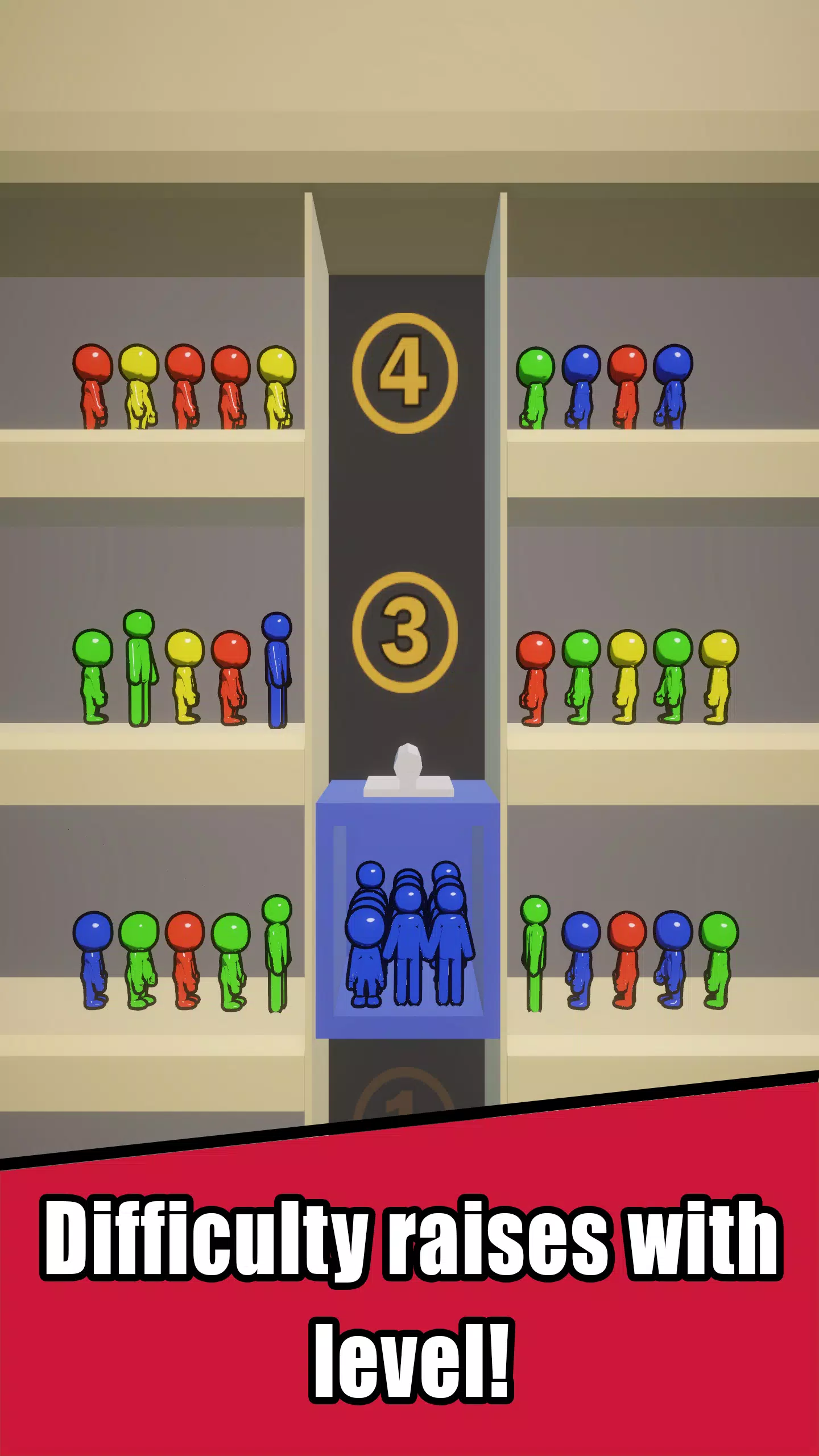 Lift Traffic: elevator game Скриншот 2