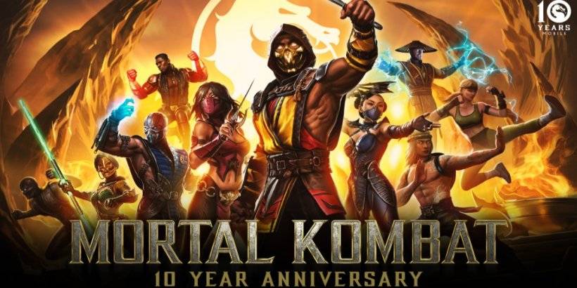 Mortal Kombat Mobile Marks 10th Anniversary z MK1 Geras, Klassic Skarlet