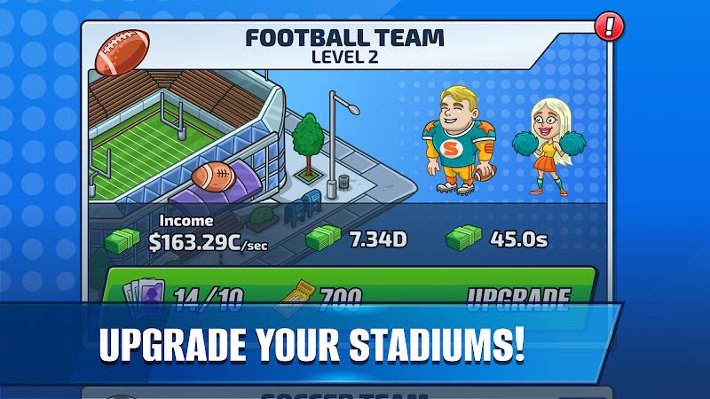 Sports Playoff Idle Tycoon Tangkapan skrin 2