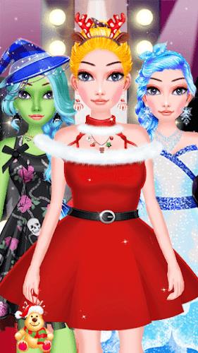 Christmas Dress Up Game ภาพหน้าจอ 0