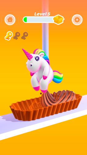 Perfect Cream: Icing Cake Game Screenshot 0