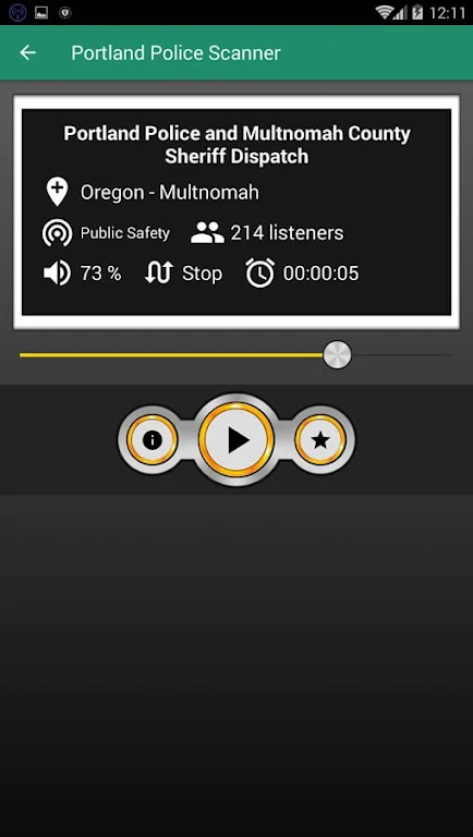 Portland Police Scanner Free Police Scanner App ဖန်သားပြင်ဓာတ်ပုံ 0