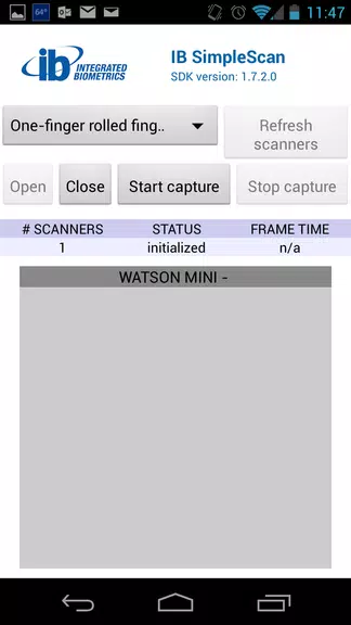 IBSimpleScan 螢幕截圖 1