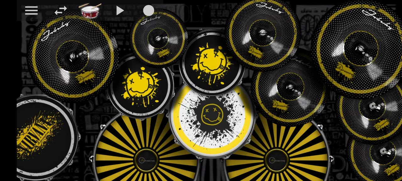 Mega Drum - Drumming App ဖန်သားပြင်ဓာတ်ပုံ 1