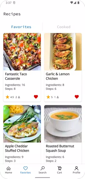 Cooking Recipes 螢幕截圖 3