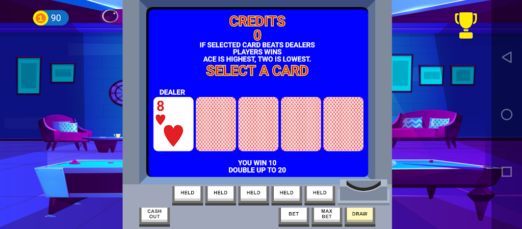 Video Poker Big Bet应用截图第2张