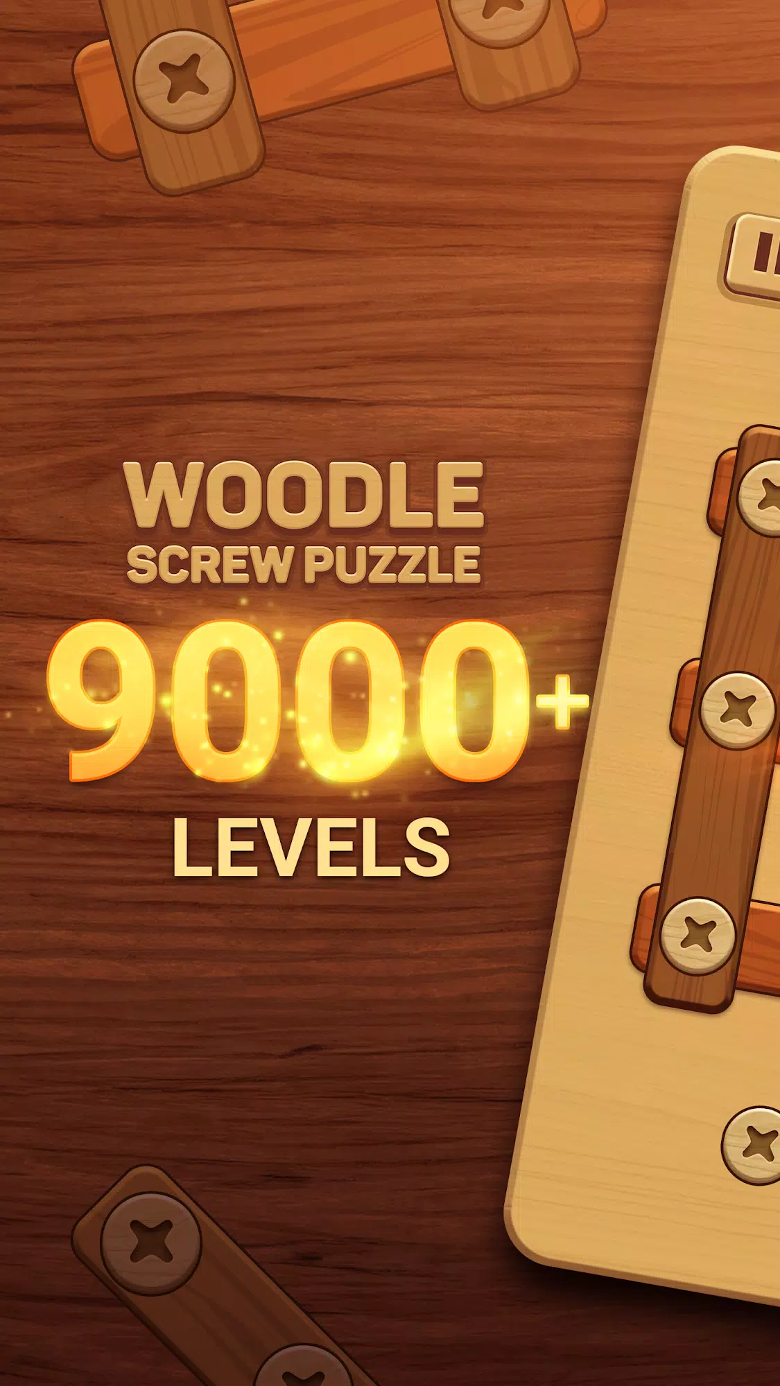 Woodle - Wood Screw Puzzle Screenshot 0