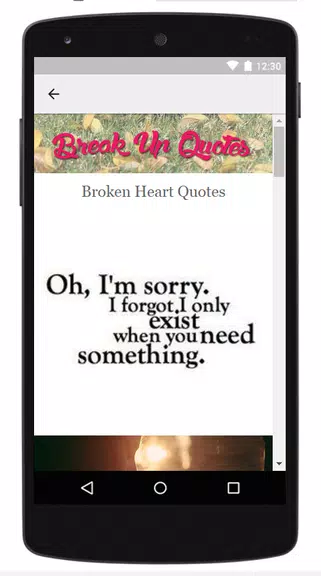 Broken Heart Quotes Captura de pantalla 2