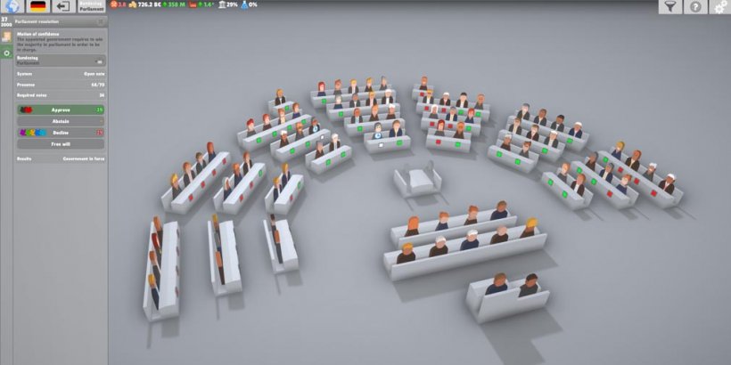 Lawgivers II vous permet de prendre les affaires politiques en main dans une simulation minimaliste