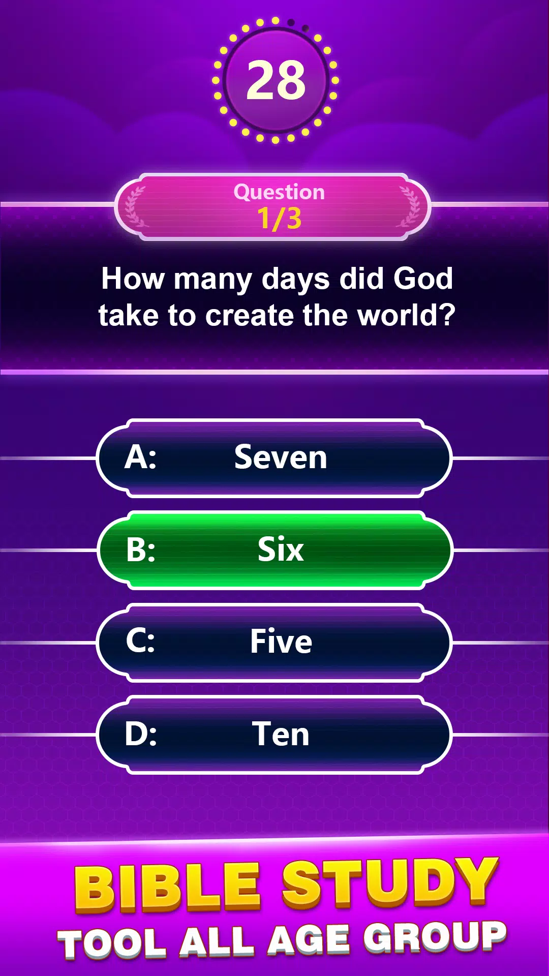 Bible Trivia应用截图第0张