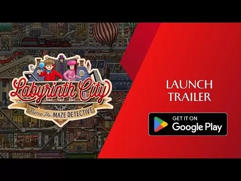 Labyrinth City gameplay showing vibrant city scenes