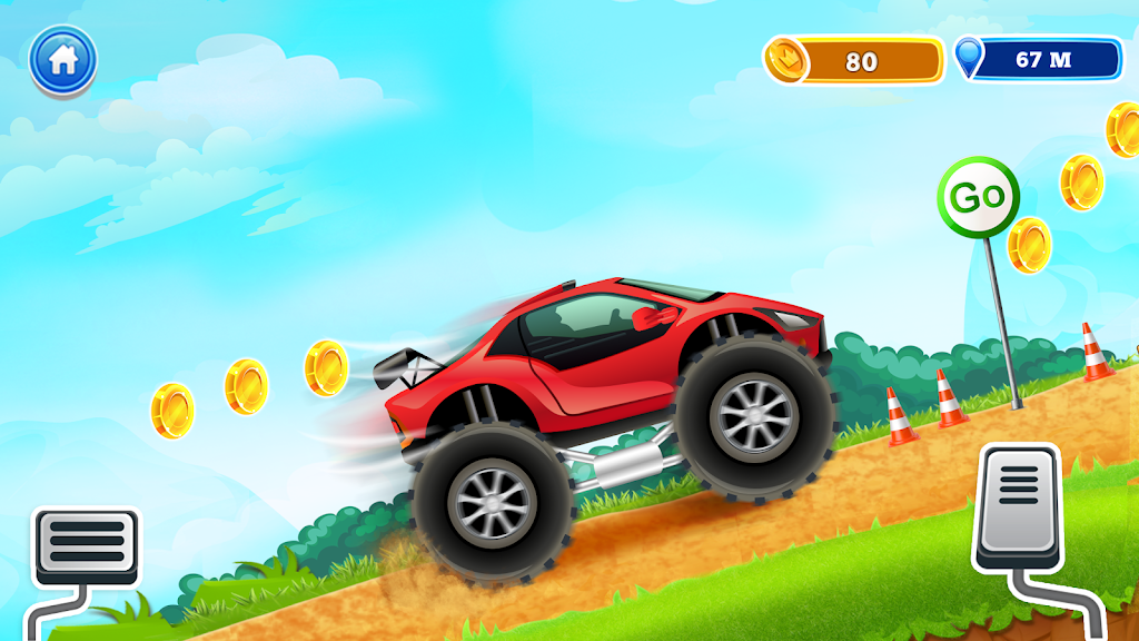 Uphill Races Car Game For Boys ဖန်သားပြင်ဓာတ်ပုံ 1