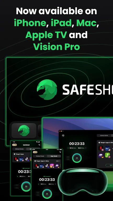 SafeShell VPN - Stream Freedom স্ক্রিনশট 3