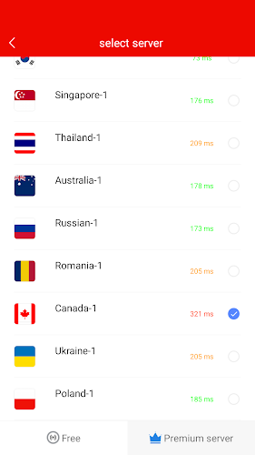 VPN Canada - CA Fast VPN Ảnh chụp màn hình 1